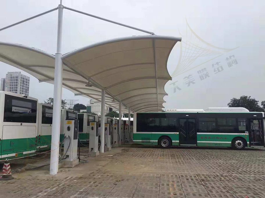 膜結(jié)構(gòu)充電站 膜結(jié)構(gòu)充電站