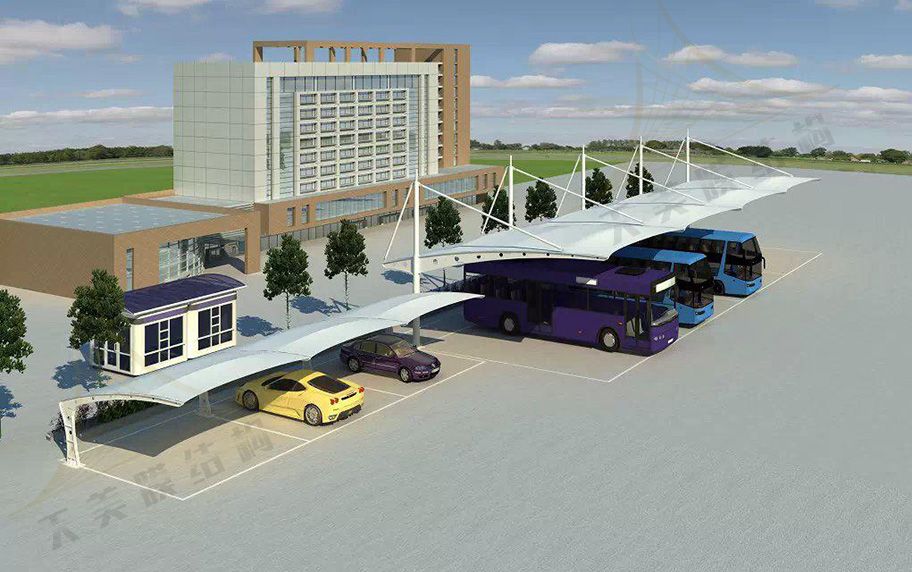 膜結(jié)構(gòu)車棚 膜結(jié)構(gòu)車棚