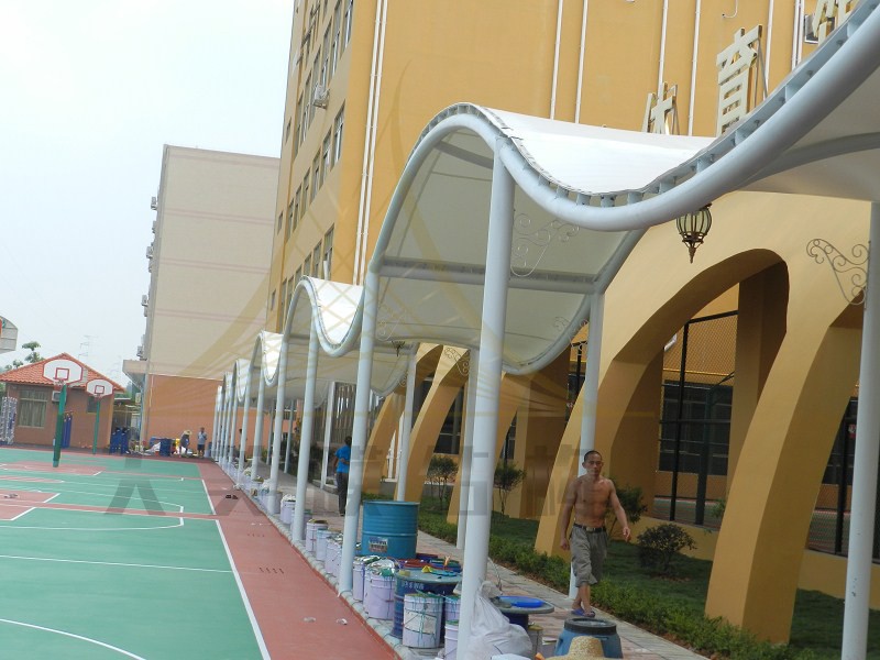 膜結(jié)構(gòu)遮陽連廊