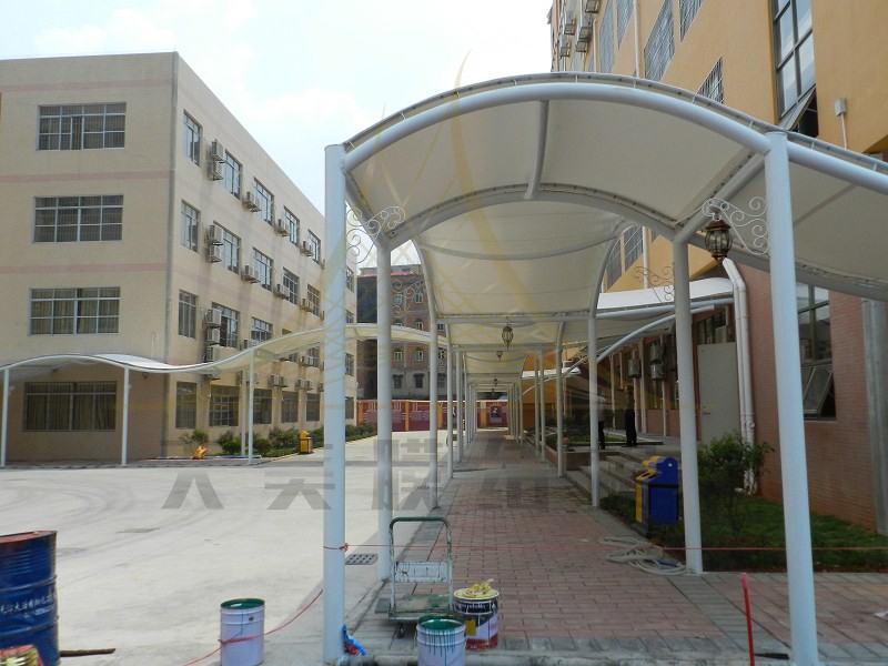 膜結(jié)構(gòu)遮陽連廊